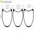 Aro de Carbono Ultraligero 420g 700C 55x28mm Tubeless con Gancho/Sin Gancho / Tubular para Bicicleta de Carretera